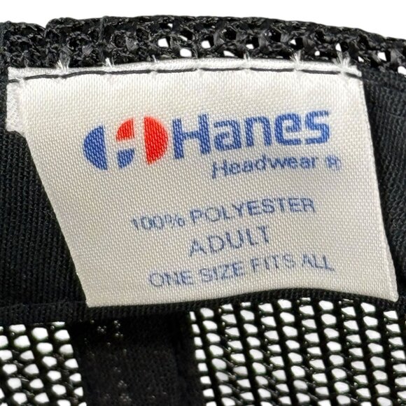 Vintage Hanes Trucker Hat Inland Empire Equipment Inc. Clark Forklift Logo Black - Picture 6 of 8